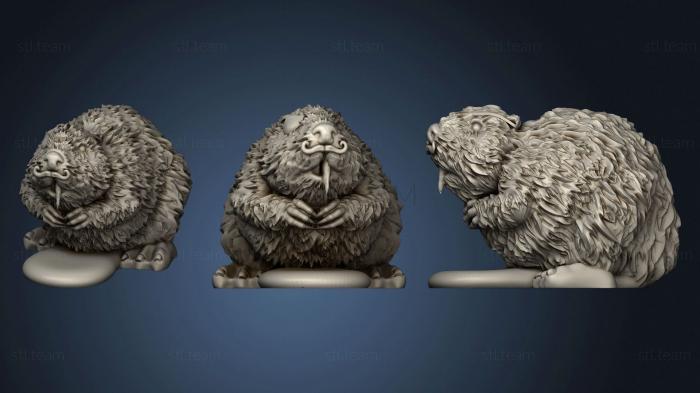 3D model Dire Beavers (Regular General And Shaman) (STL)
