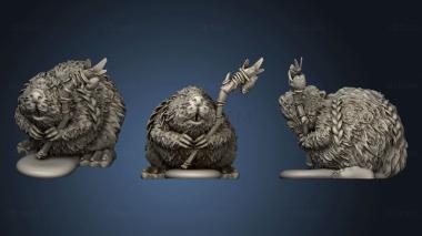 3D model dire beaver shaman (STL)