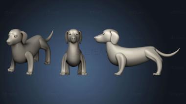 3D model Dog dachshund (STL)