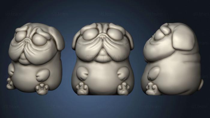 3D model Doggy pop pug (STL)