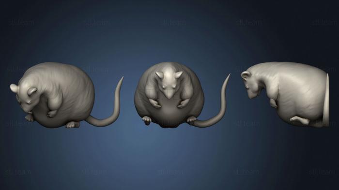 Статуэтки животных Дамбо-Крыса И Хомяк