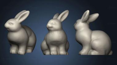 3D model Easter Bunny Sitting (STL)