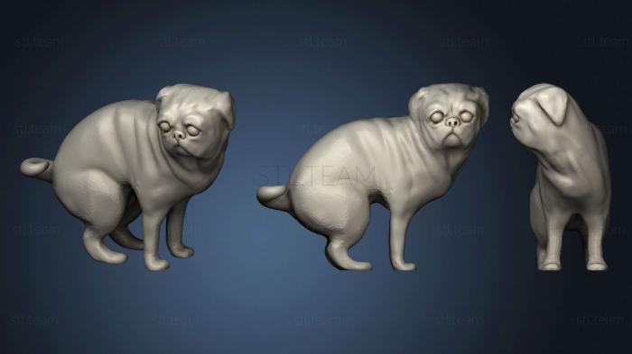 3D model Edgar The Pewdiepie s Pooping Dog (STL)