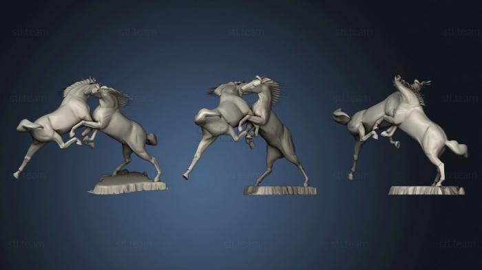 3D модель Боевые лошади (STL)