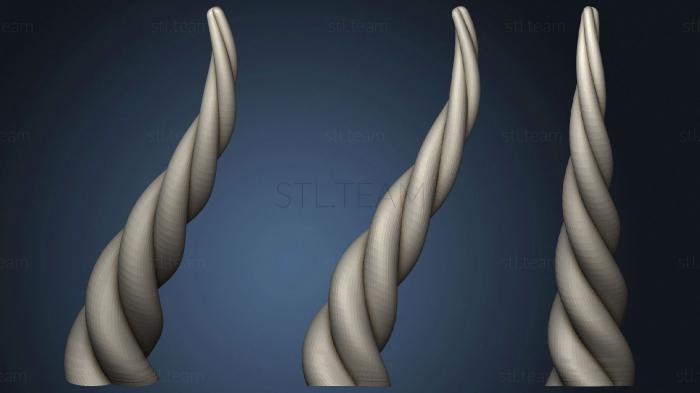 3D model Generalhorn curvy (STL)