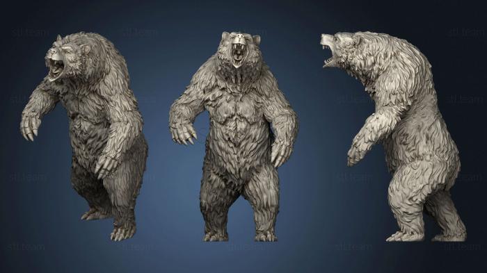 Статуэтки животных Сердитый медведь Гризли (Большой) 2