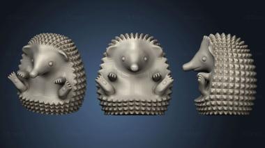 3D model Hedgehog sitting 2 (STL)