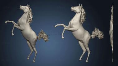 3D model Horse attack pose (STL)