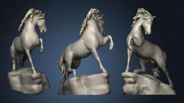 3D model Horse on the rock (STL)