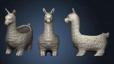 3D model Llama planter (STL)