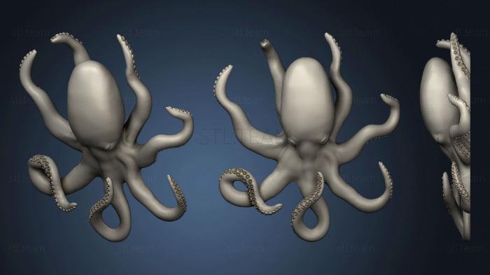3D model Octopus key holder (STL)