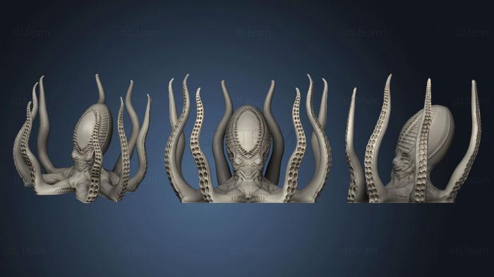 3D model Octopus Tentacles Of 8 Straight Up (STL)