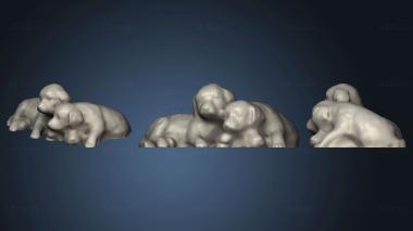 3D model puppies by richard gain (STL)