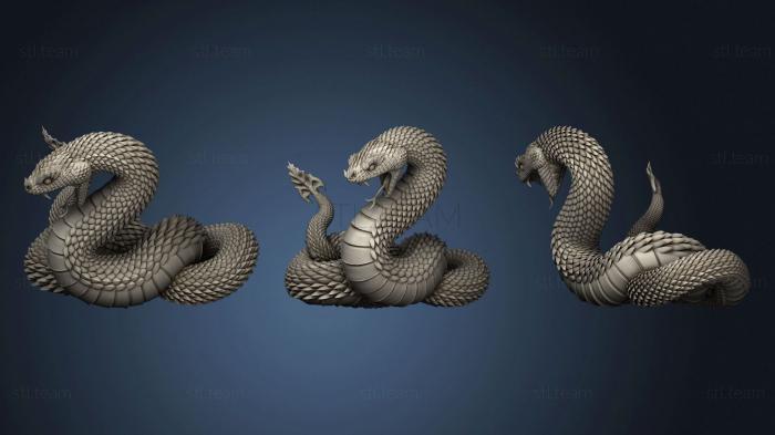 3D model Rattlesnake (STL)