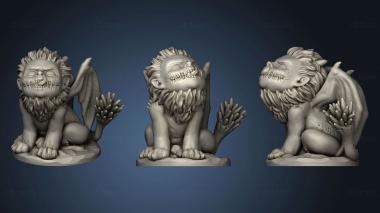 3D model RPG baby manticore (STL)