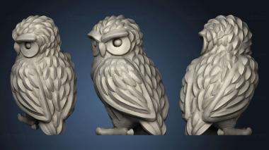 3D model Serpentine Owl (STL)