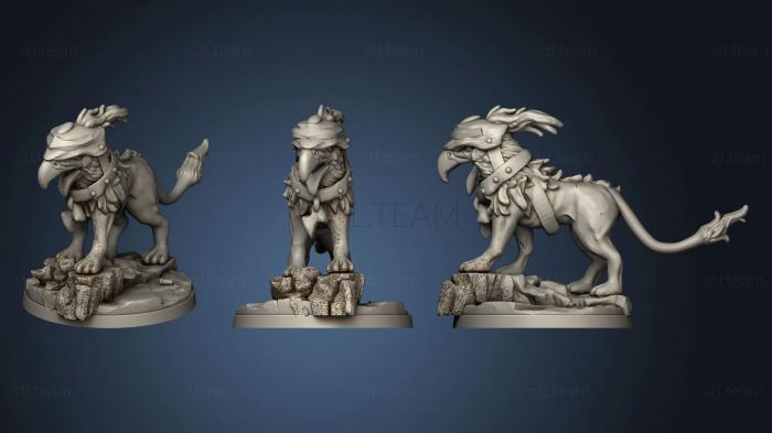 3D model Stormcast Eternals Gryph hounds Pack Master 1 0 (STL)