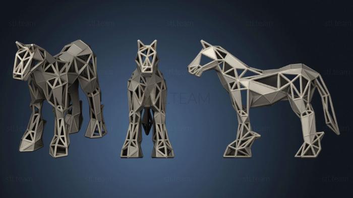 3D model Stylized Horse (STL)