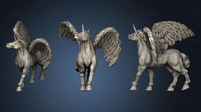 3D model Unicorn Winged (STL)