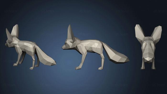 Статуэтки животных Updated Fennic Fox For Large s