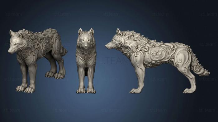 3D model Wonderful wolf (STL)
