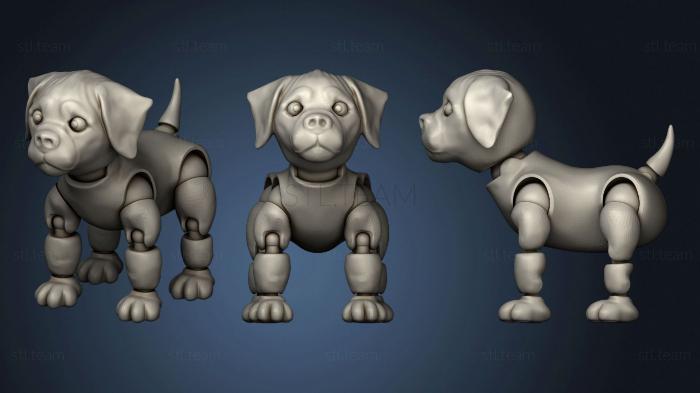 3D model 3D Jointed Puppy Dog (STL)