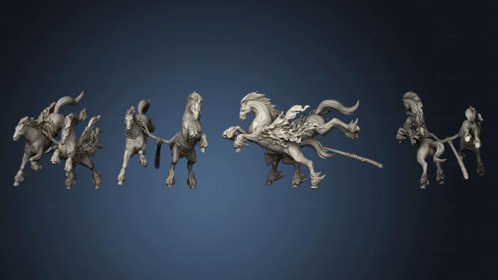 Статуэтки животных Аполлон на солнечной колеснице 04