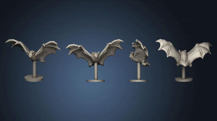 3D model bat on stand 2 (STL)