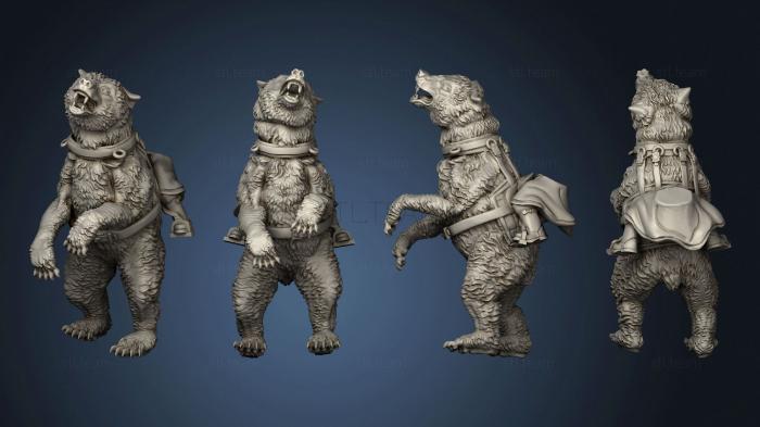 3D model Bear rearing (STL)