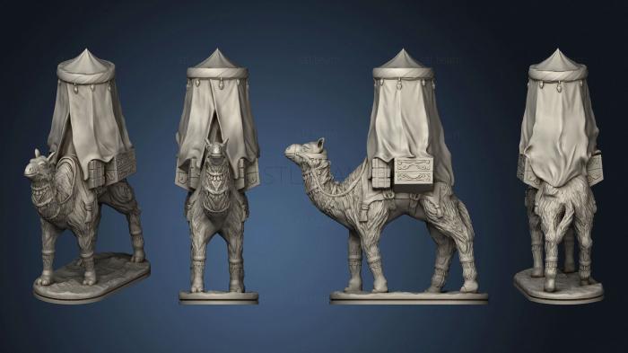 3D модель Верблюжья Декоративная Подсветка На Основе (STL)