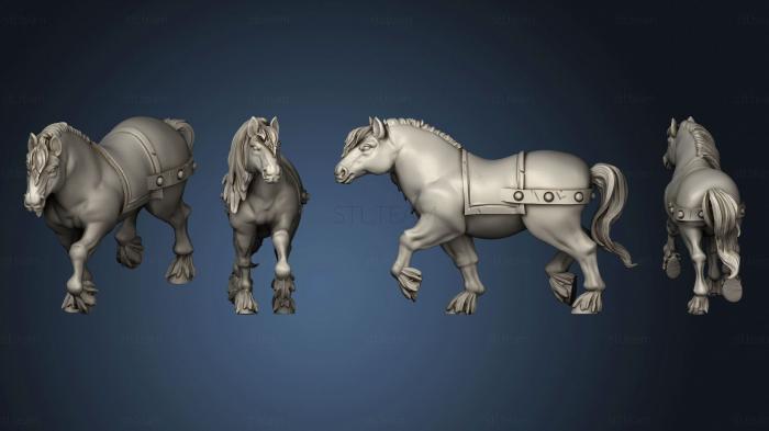 3D модель Лошадь в карете (STL)