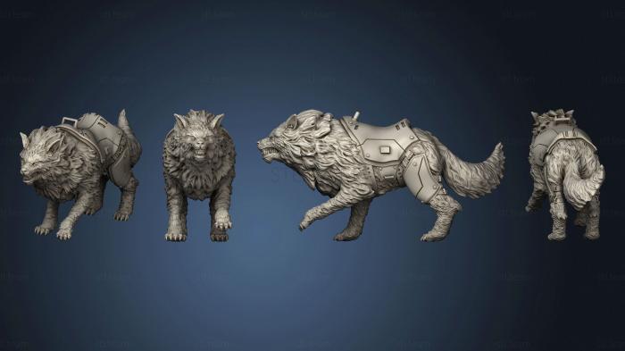3D модель Кот - Волк (STL)