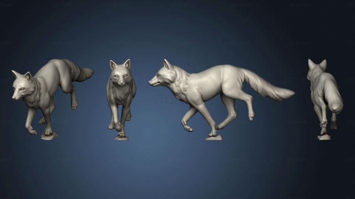 3D model Critters Red Foxes 02 (STL)