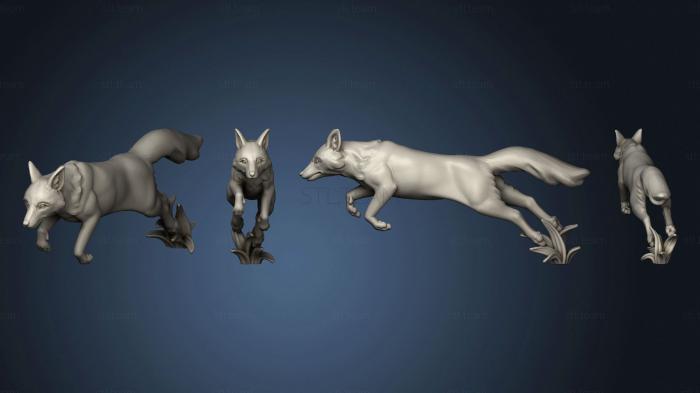 3D model Critters Red Foxes 04 (STL)