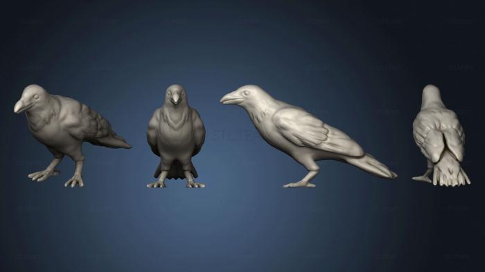 Статуэтки животных Crow v 3