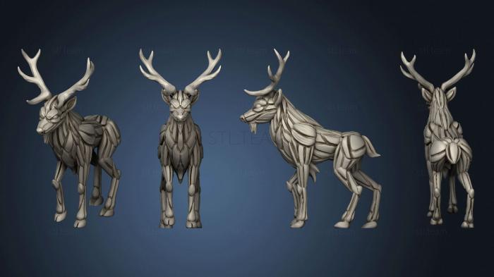 Статуэтки животных Forest Elk 01