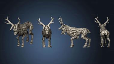 3D model Forest Elk 04 (STL)