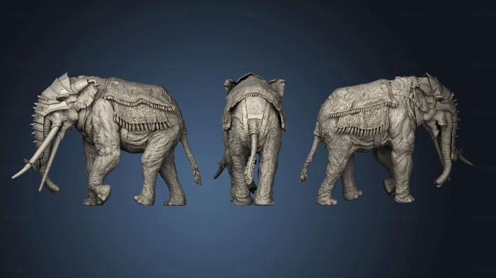 3D model Giant War Elephant 2 Base (STL)