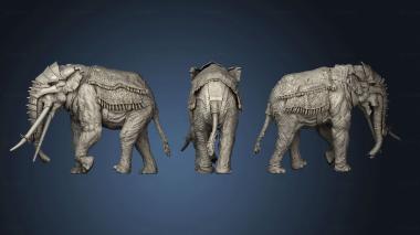 3D model Giant War Elephant 2 Base (STL)
