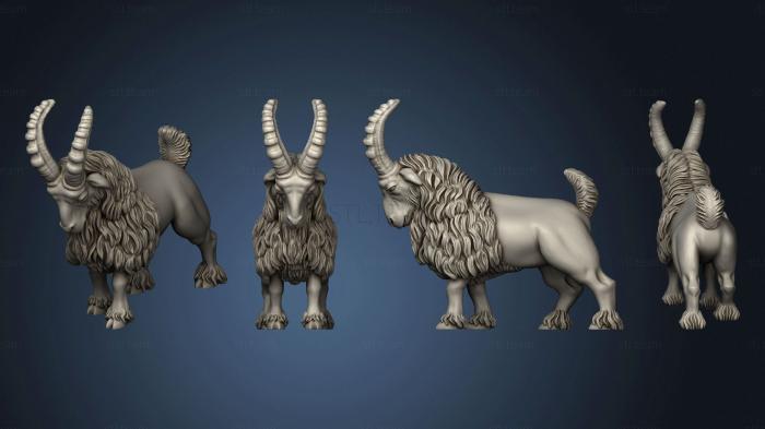 3D model Goat pose 1 (STL)