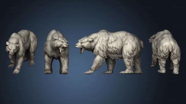 3D model Grizzly roar (STL)