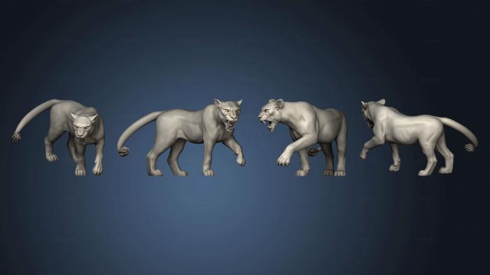 3D model Highborn Elves Nature Protector Lion (STL)