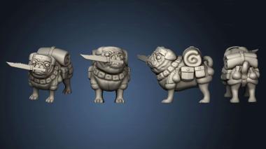 3D model jungle fighter pug (STL)