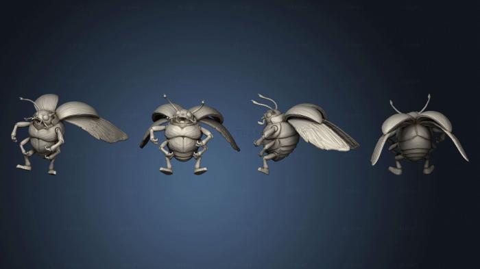 3D model Lady Bug Bruiser pose 01 (STL)