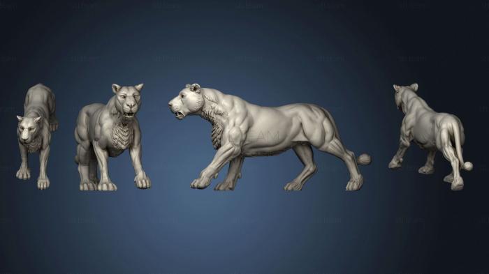 3D model Lion 04 (STL)