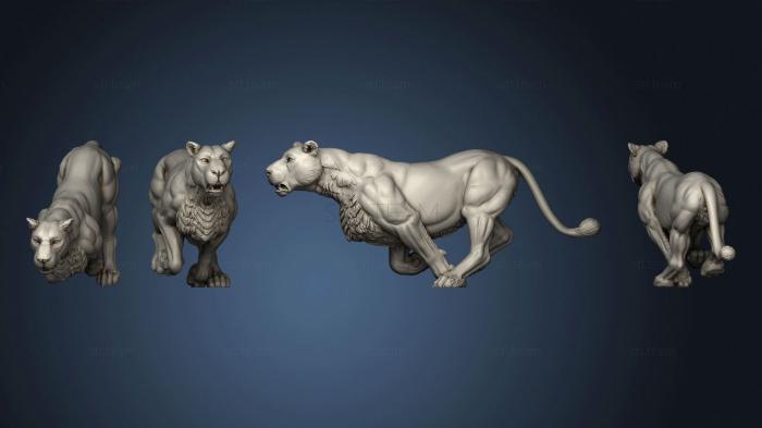 3D model Lion 05 (STL)
