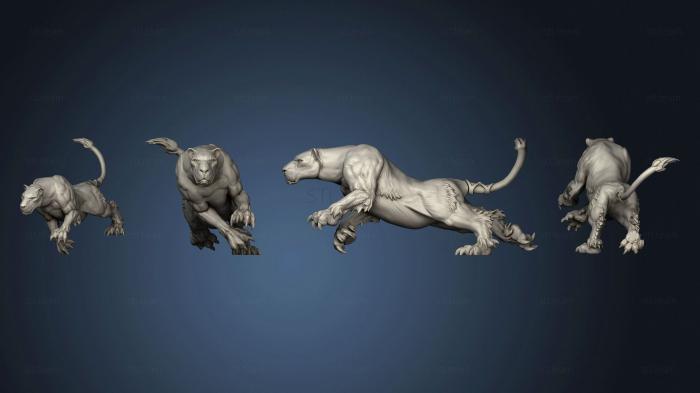 3D модель Самка льва 1 002 (STL)