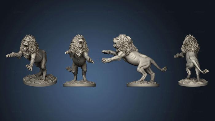 Статуэтки животных Lion Finished