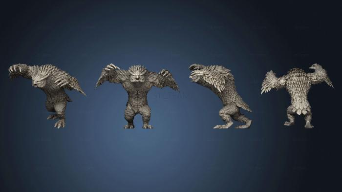 3D model Owlbear Hug Attack Large (STL)