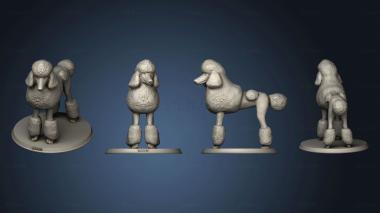 3D model poodle 01 (STL)